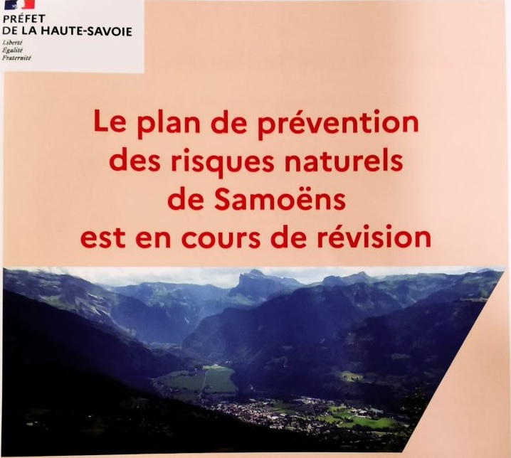 Le plan de prévention des risques naturels de Samoëns est en cours de révision