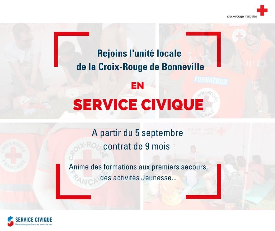 Offre de service civique – Croix Rouge de Bonneville