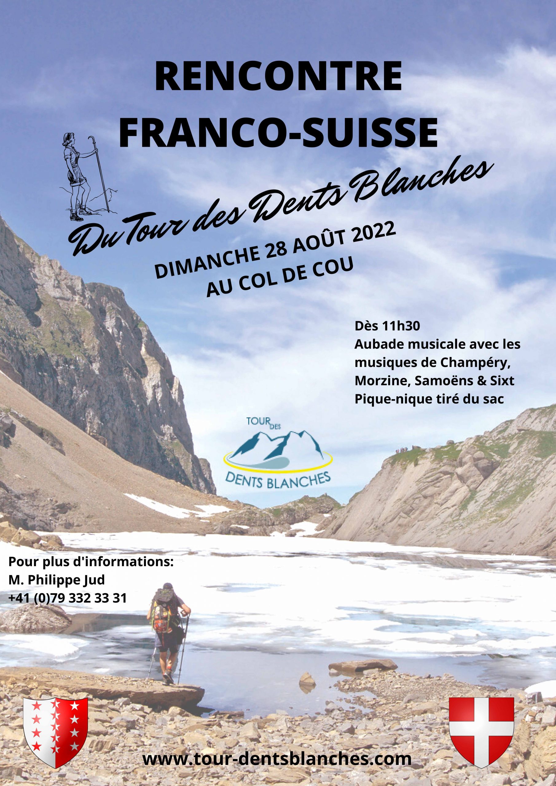 Rencontre Franco-Suisse du Tour des Dents Blanches – Dimanche 28 août 2022