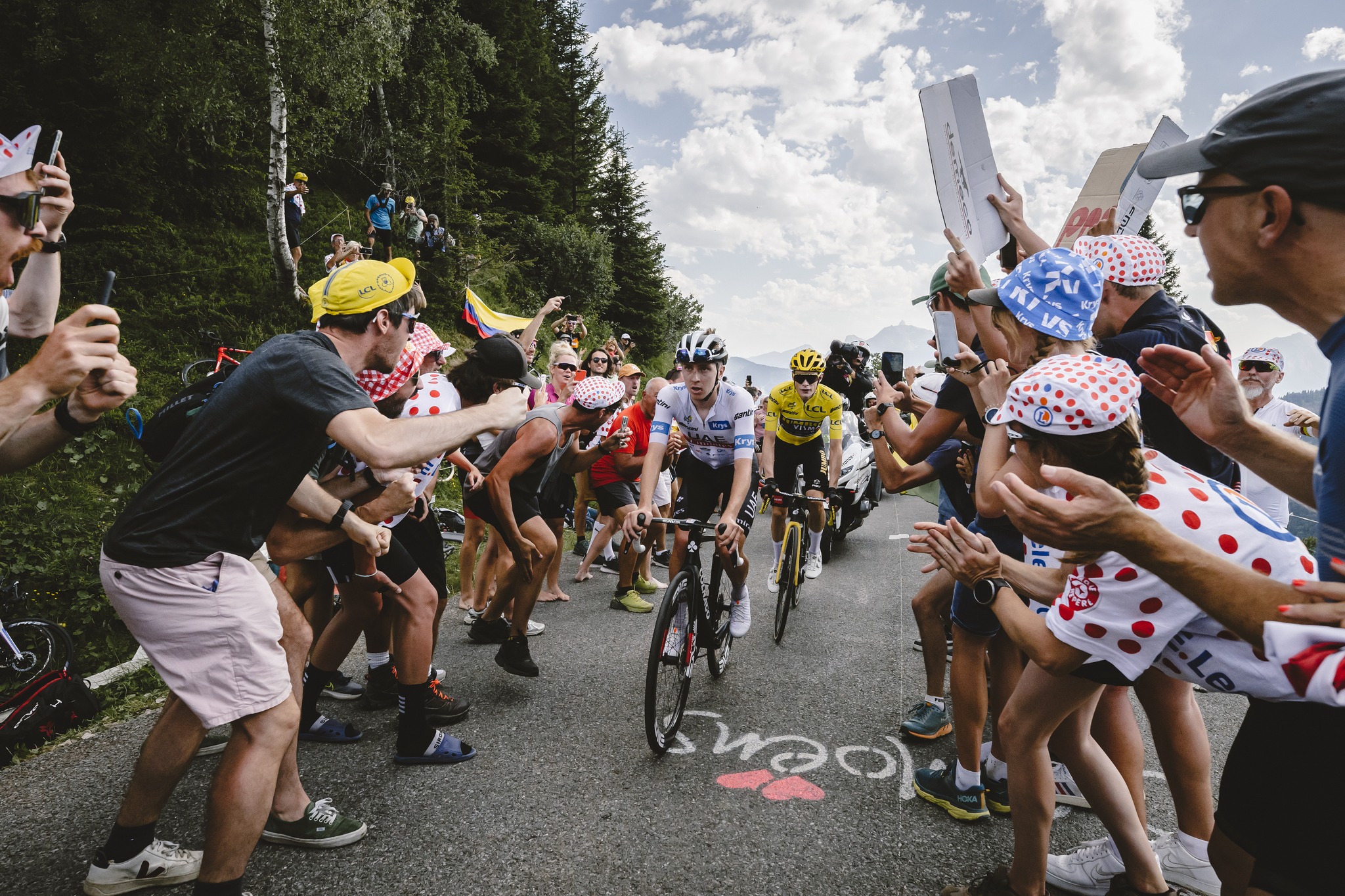 Retour sur le passage du Tour de France à Samoëns, samedi 15 juillet 2023 !