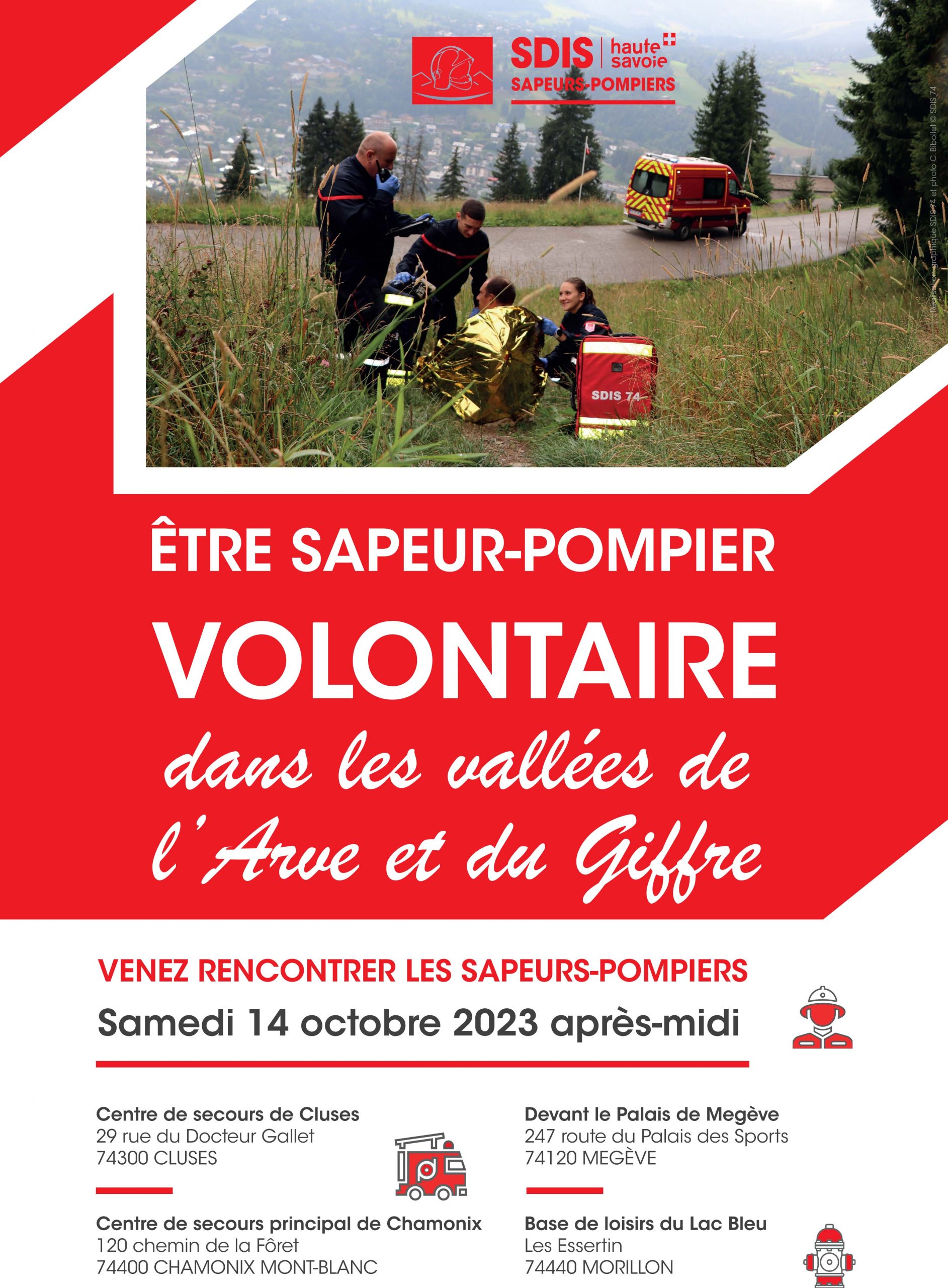 Journée de Promotion du Volontariat au sein des Sapeurs-Pompiers de la Haute-Savoie – Samedi 14 octobre 2023