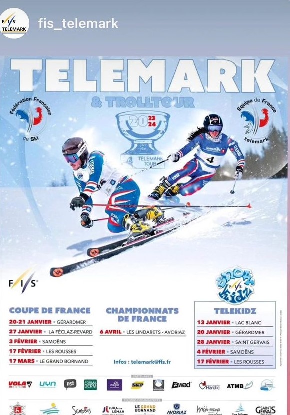Coupe de France de Télémark – Samedi 3 et dimanche 4 février 2024