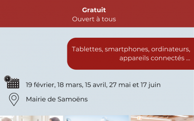 Les ateliers numériques de l’UDAF en mairie