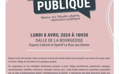 Réunion publique – Aménagement du Centre Bourg