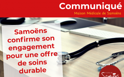 Communiqué – Maison médicale de Samoëns