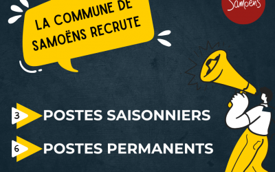 La commune recrute !