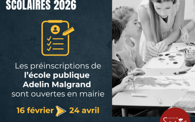 Préinscriptions à l’école publique – Rentrée 2026