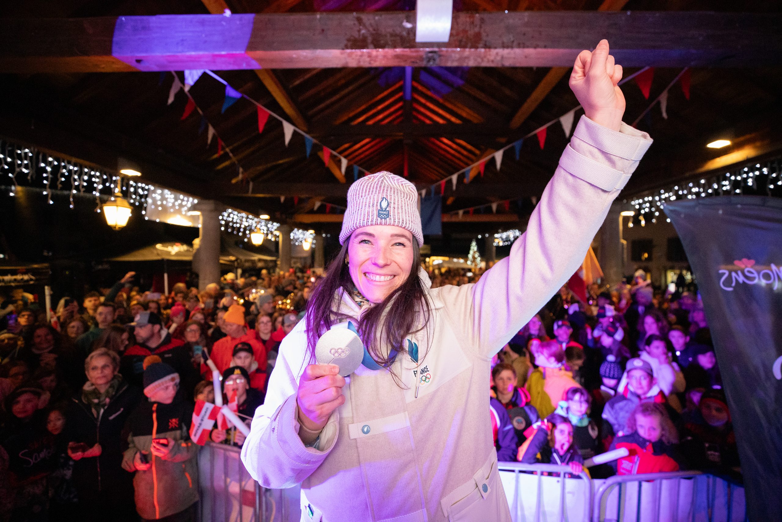 Soirée de retour des Jeux Olympiques de Romane Miradoli
