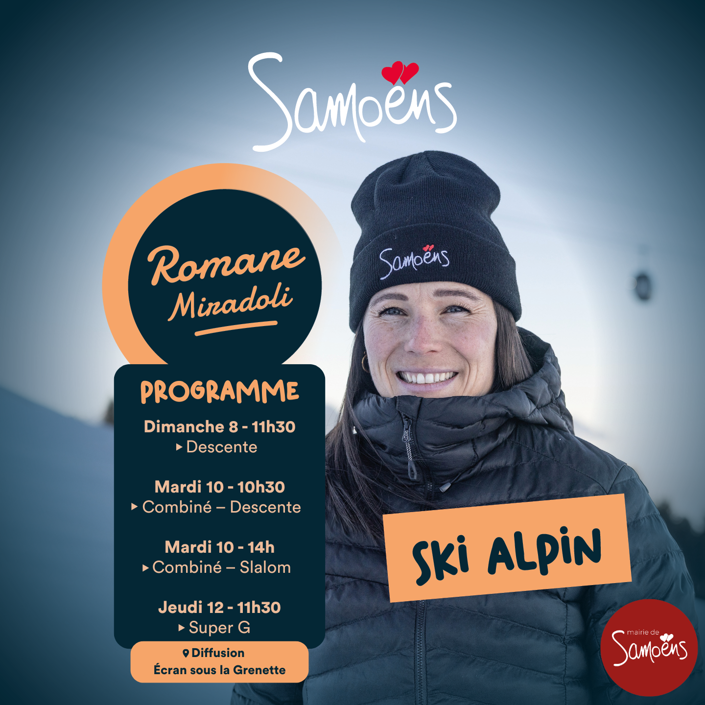 Tous derrière Romane Miradoli ! Transmission de ses courses sous la Grenette