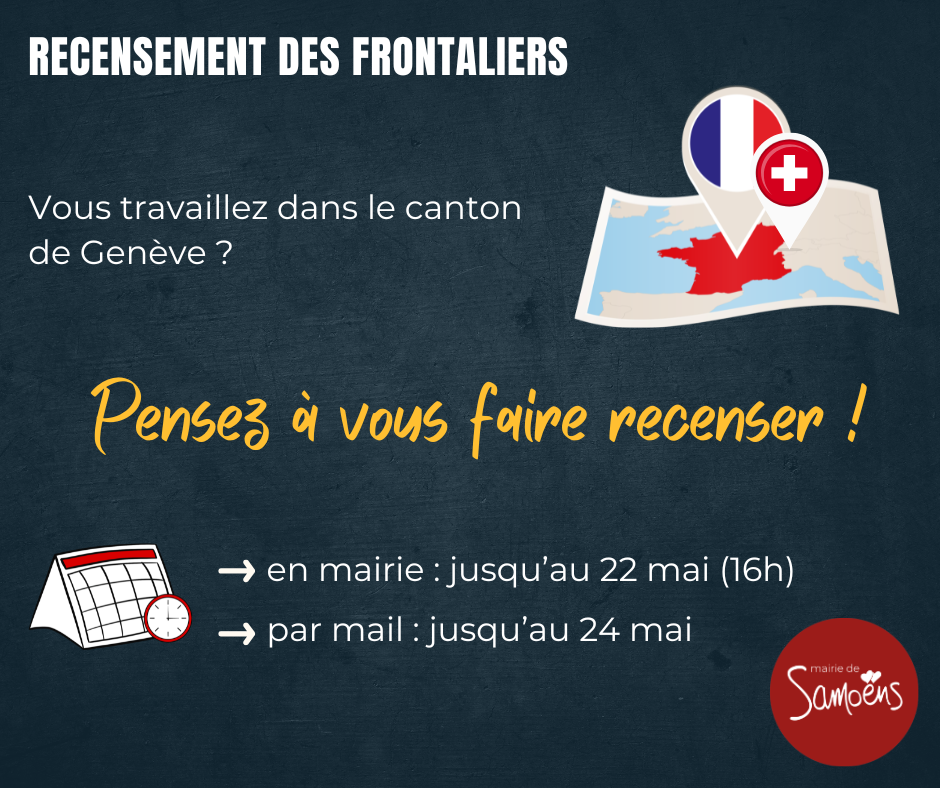 Recensement 2026 des frontaliers