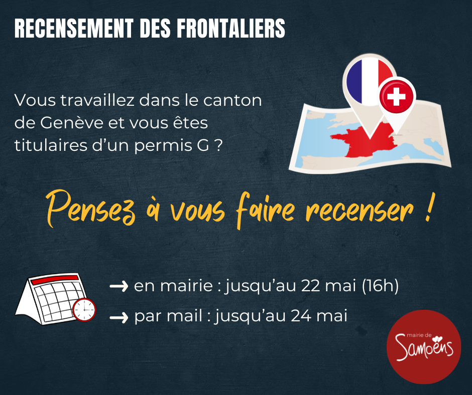 Recensement 2026 des frontaliers