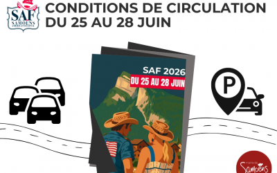 Conditions circulation durant le SAF – édition 2026