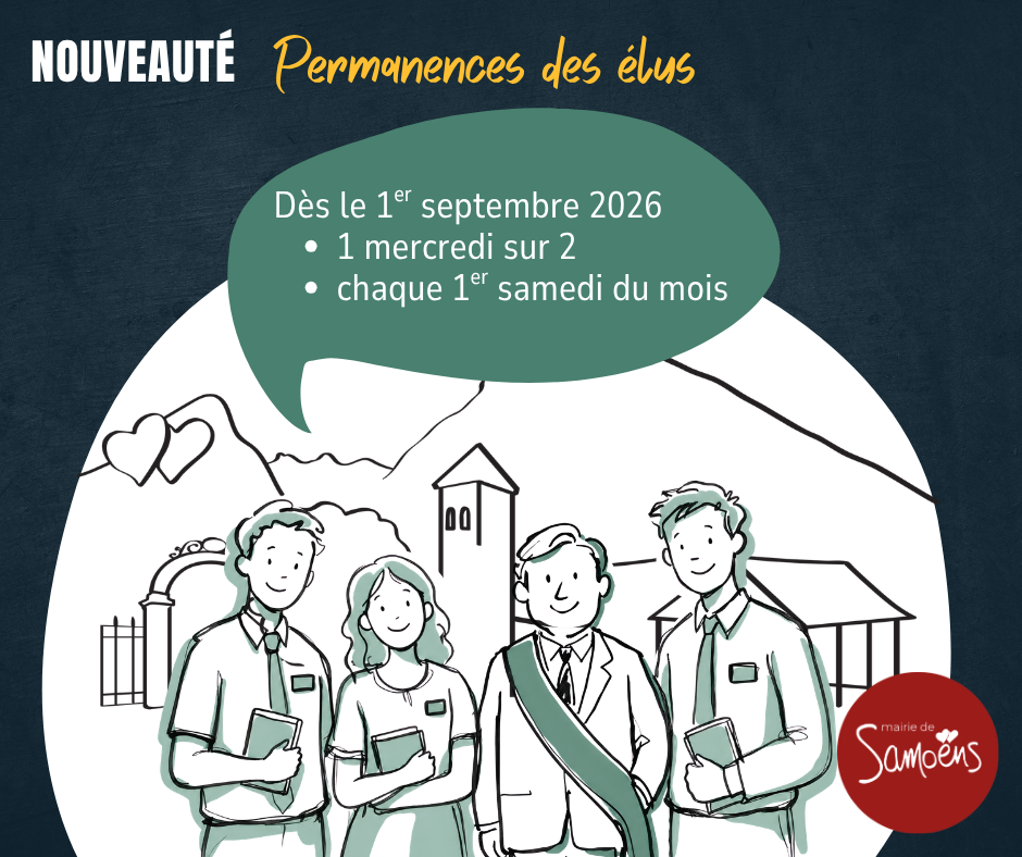 Nouveauté : les élus vous accueillent lors de permanences régulières