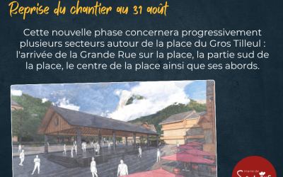 Réaménagement du centre-bourg : reprise des travaux le 31 août