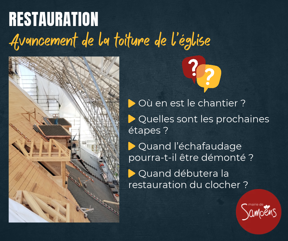 Restauration de la toiture de l’église